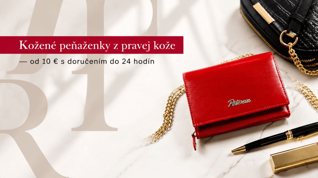 Kožené peňaženky z pravej kože — od 10 € s doručením do 24 hodín